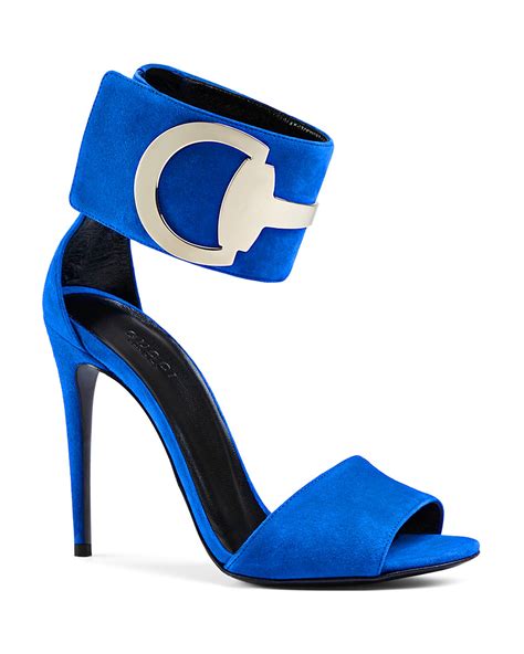 gucci rooney horsebit ankle strap sandals|bloomingdale's Gucci shoes.